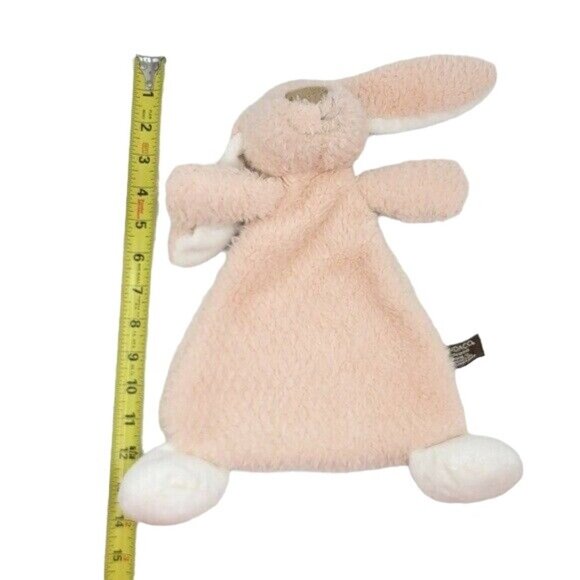 Demdaco Lift the Spirit Rabbit Lovey Plush Pink 14" 2019 Easter Bunny Rattle - Picture 6 of 6